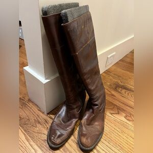 Born brown riding boots, leather, size 9.5 or 41